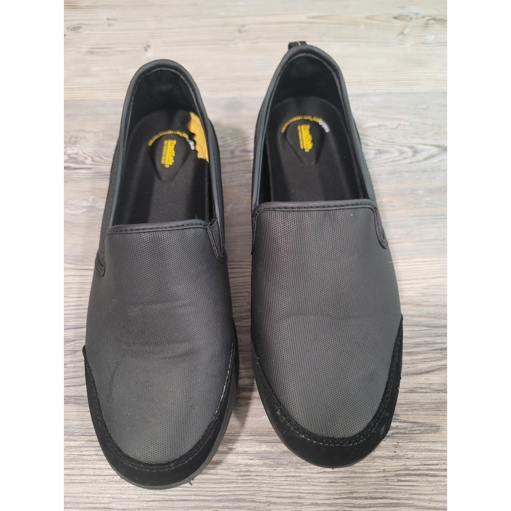 Tred safe slip resistant shoes oil & slip resistant size 9.5 slip on black